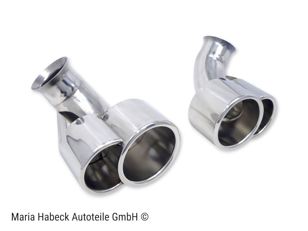 JP Auspuff Endrohr im Turbo Look Edelstahl  Porsche 996  96.904S  99611125155