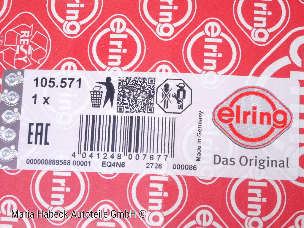 Elring Dichtungssatz Kurbelgehäuse SET5  Porsche 911 3,0-3,6 105.571 93010090104