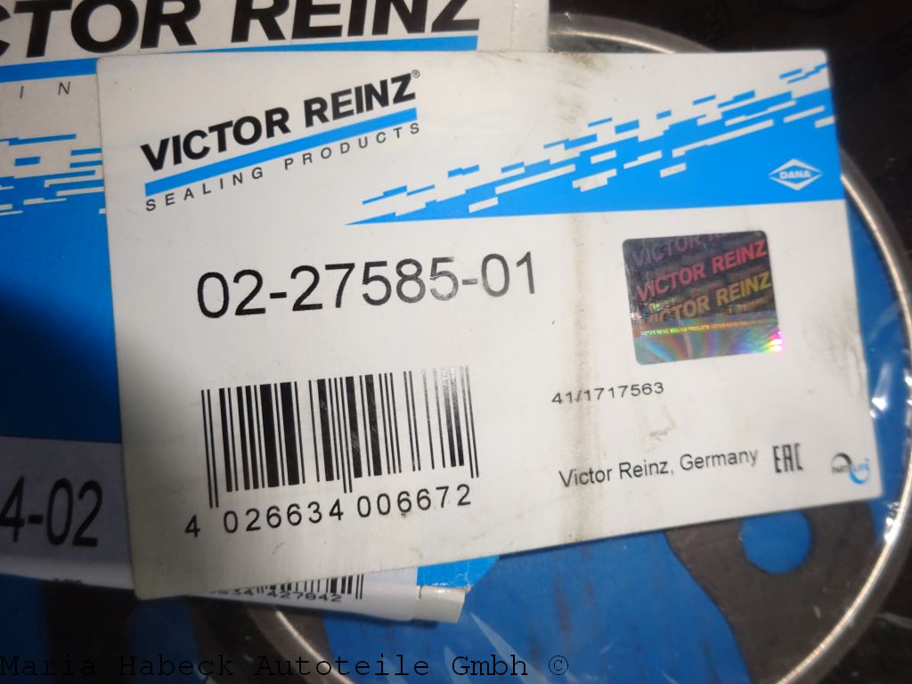 Reinz cylinder head set Porsche 944 2.7 165 HP from 7/88 02-27585-01 94410090105 Reinz cylinder head set Porsche 944 2.7 165 HP from 7/88 02-27585-01 94410090105