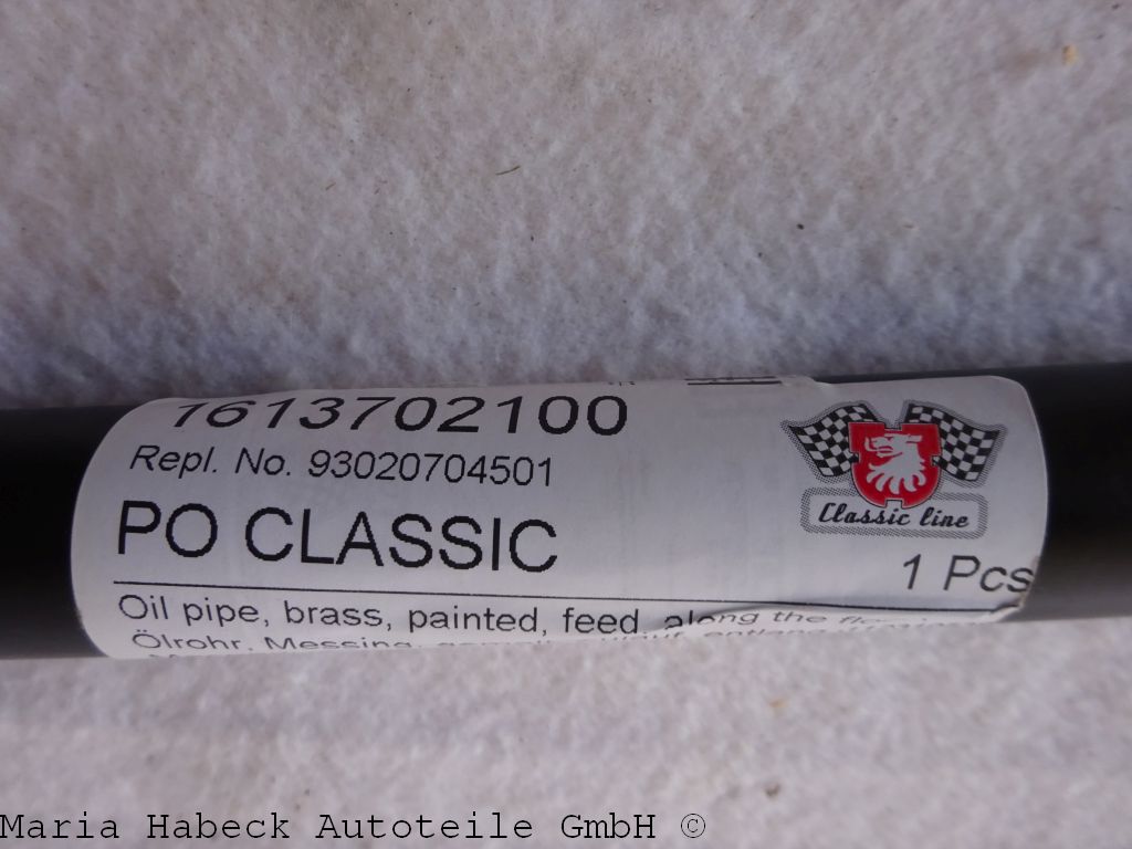 Oil Hose Brass for Porsche 911 93020704501 SC / 3,2