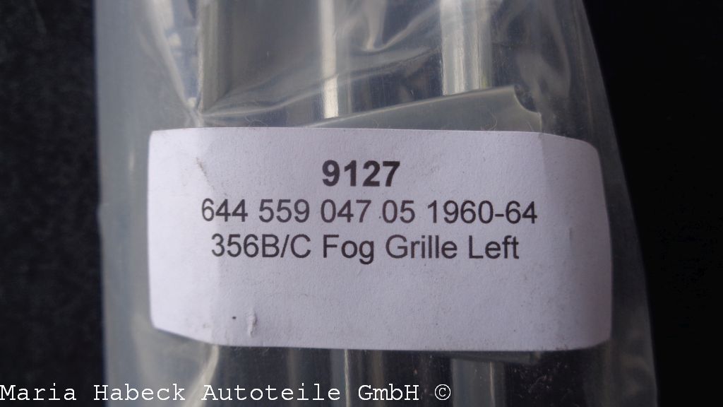 TMP Fog grille left Porsche   356 B/C  left   9127    64455904705