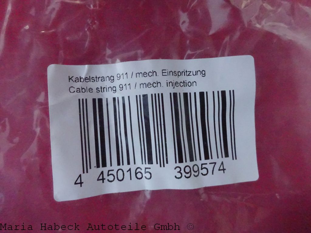 Stilcars Wiring harness HKZ plate for Porsche 911 2.7 MFI 1974-75  91161200521