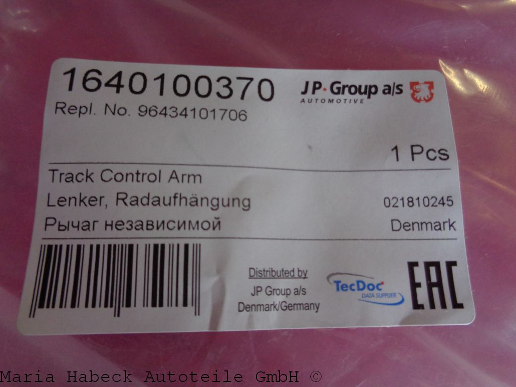 JP Querlenker Porsche 964 Vorderachse links   96434101706