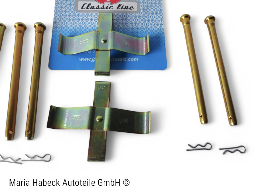 JP installation kit for brake pads for Porsche 924S / 944 Set FA/RA 94435195201 JP installation kit for brake pads for Porsche 924S / 944 Set FA/RA 94435195201