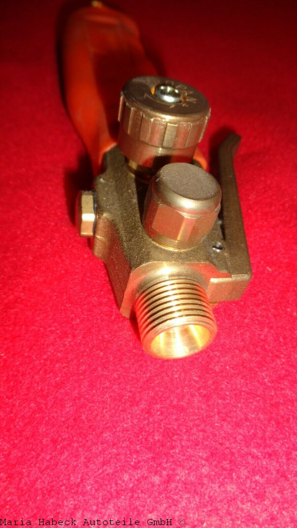 Propane handle welding torch with economy and dosing valve, 3/8" Propane handle welding torch with economy and dosing valve, 3/8"