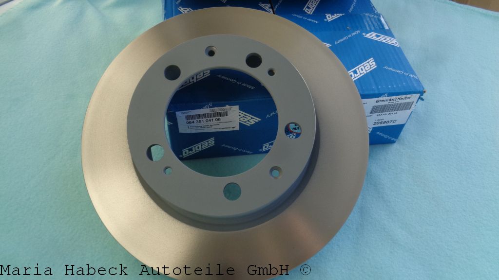 Brake disc front axle left / right Brake disc front axle left / right