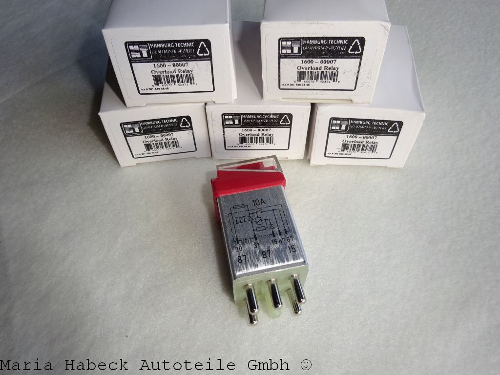 HT Relais  Mercedes Benz Überspannungsschutz SET 5    ABS  W 126  2015400845