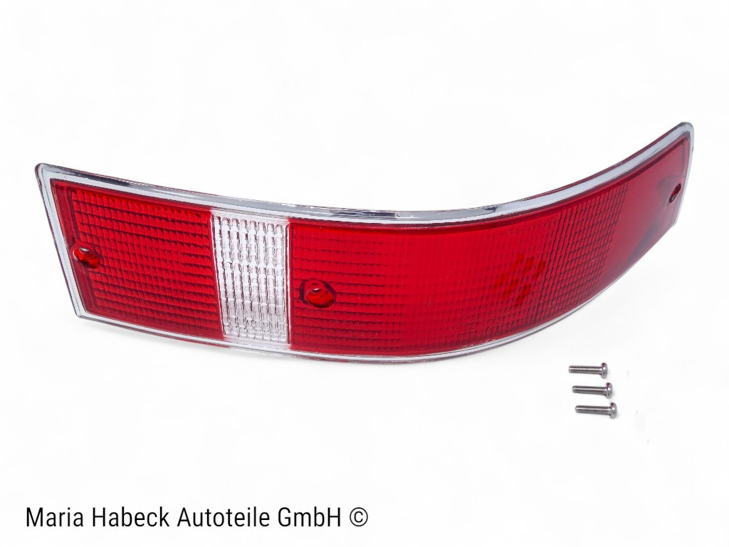 TMP Blinkerglas hinten rechts US Chrom kpl. Porsche 911 Bj. 69-89 90163190604 TMP Blinkerglas hinten rechts US Chrom kpl. Porsche 911 Bj. 69-89 90163190604