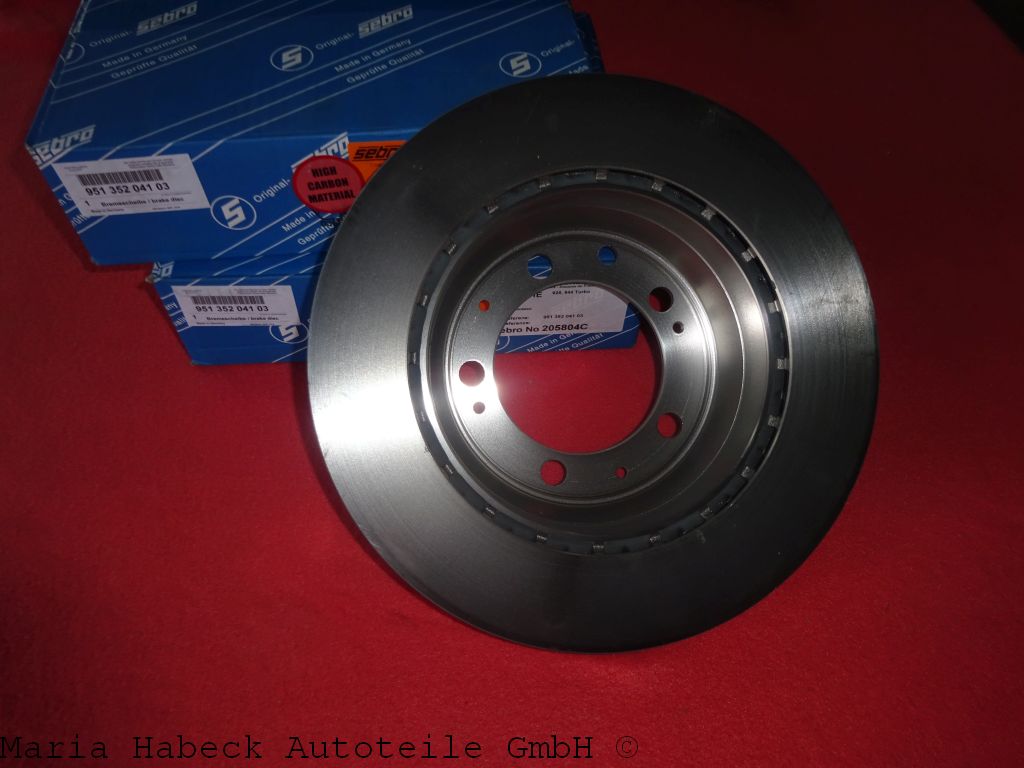 Sebro Brake disc 928 8 / 83-11 / 95 944 Turbo 85-86  205804C Sebro Brake disc 928 8 / 83-11 / 95 944 Turbo 85-86  205804C