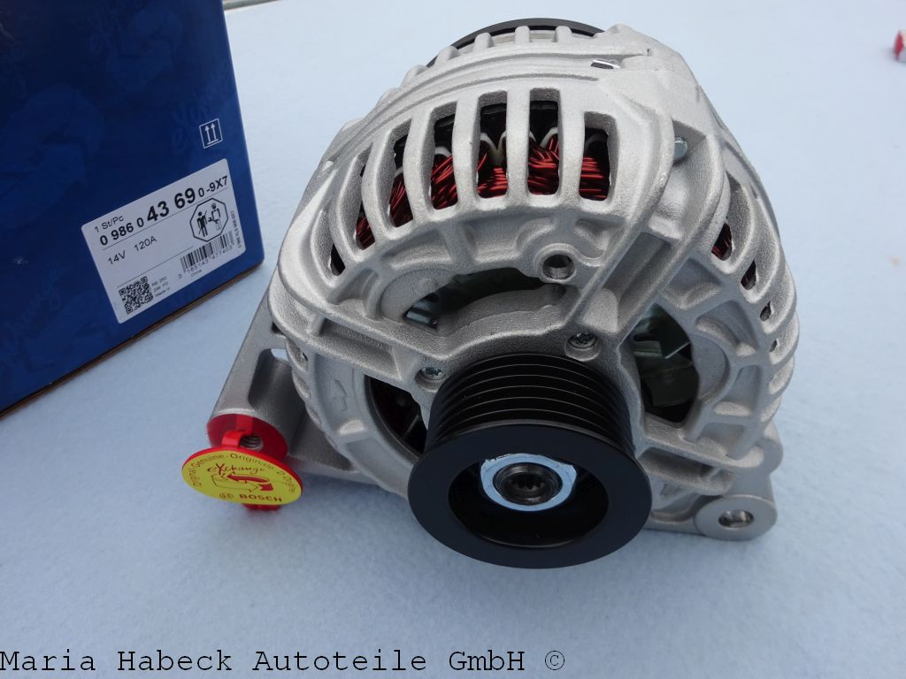 Bosch Alternators 996 /986 Boxster 14V 120 Ah Bosch Alternators 996 /986 Boxster 14V 120 Ah