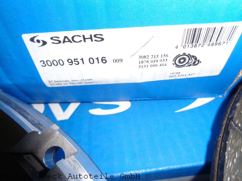 Sachs clutch kit 996 3.6 S Turbo / GT2  3000950116   99611691106 Sachs clutch kit 996 3.6 S Turbo / GT2  3000950116   99611691106