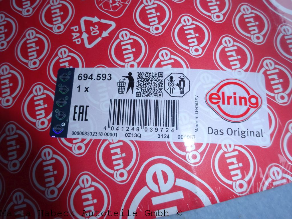 Elring Zylinderkopfsatz Porsche 911 3,2 Carrera Bj. 84-89  694.593   93010090704