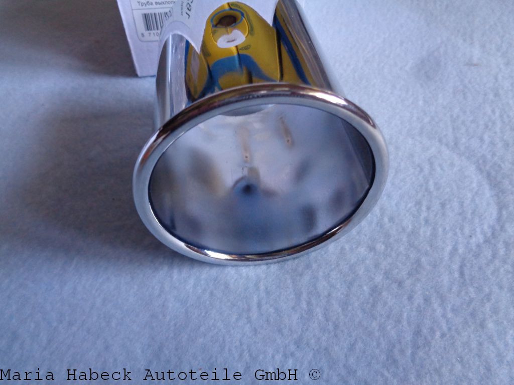 JP Exhaust pipe in chrome f. Muffler 911 65-89