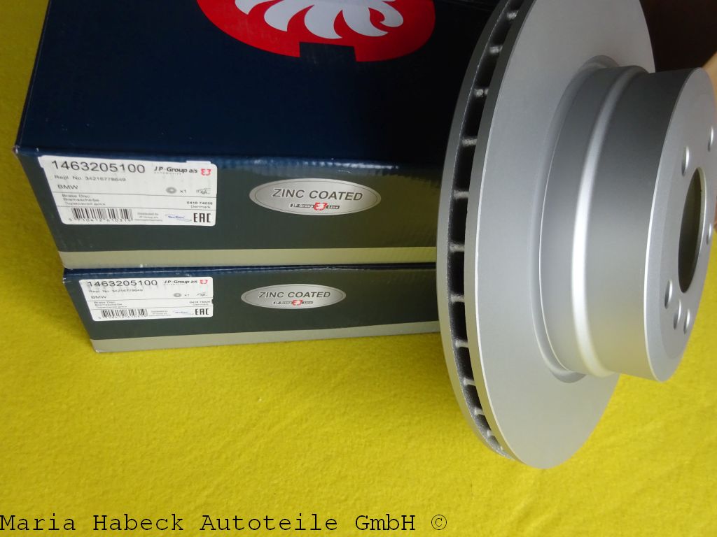 JP brake discs SET rear axle 34216778649 BMW E88 E82 rear 1 Series 123 135