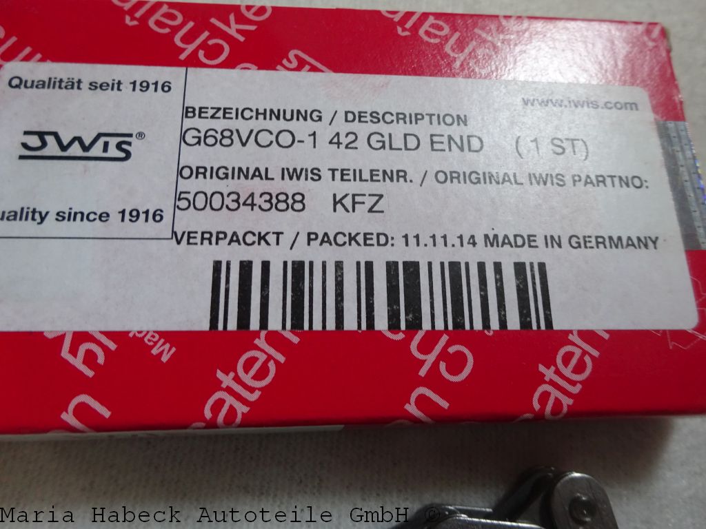 Iwis timing chain 944+928S 4.7+5.0+GTS 944 105 501 05