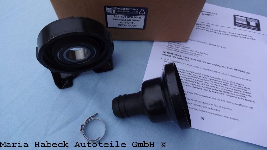 Cayenne Cardan shaft support-metal boot repair kit Cayenne Cardan shaft support-metal boot repair kit