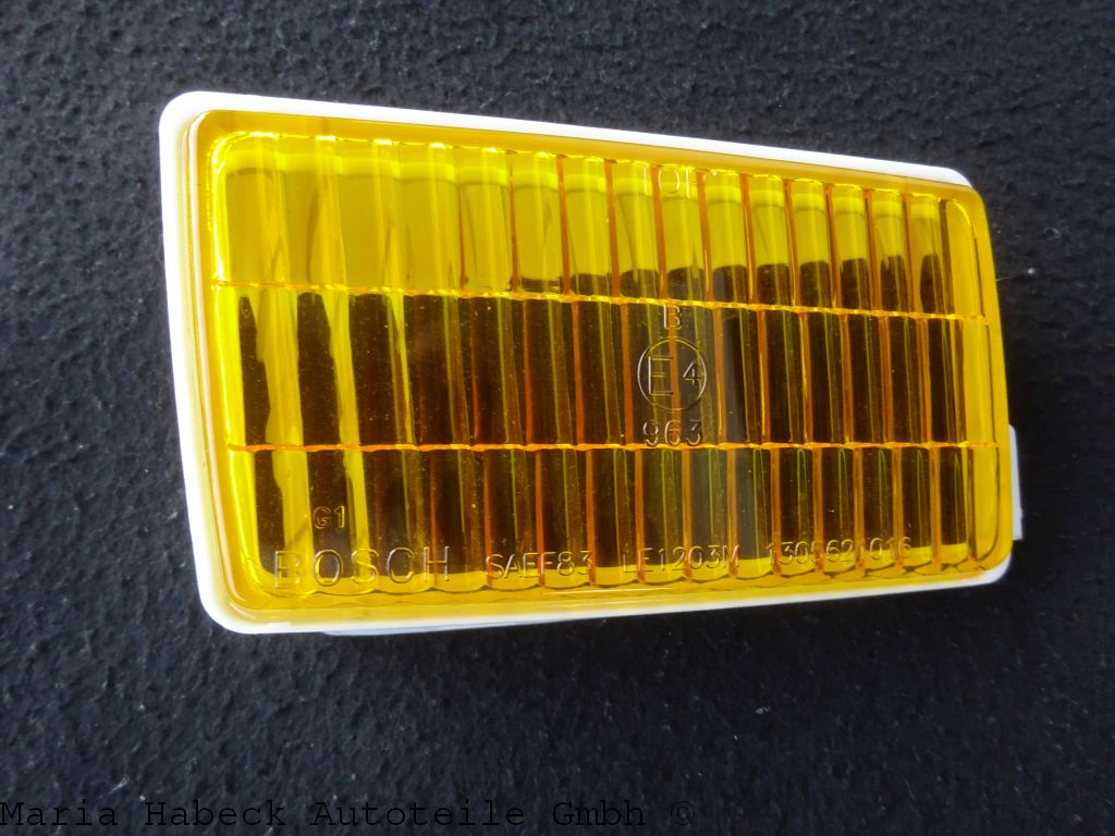 Bosch Fog light replacement lens yellow left  for Porsche 911 3.2  91163194100