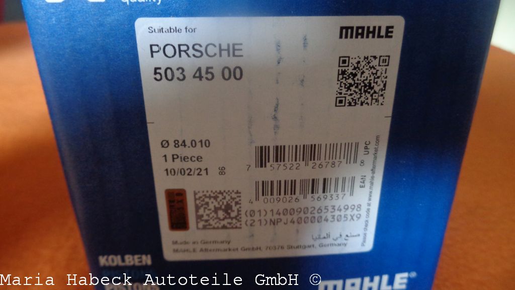 Mahle Kolben Porsche 911 2,2 T   503 45 00
