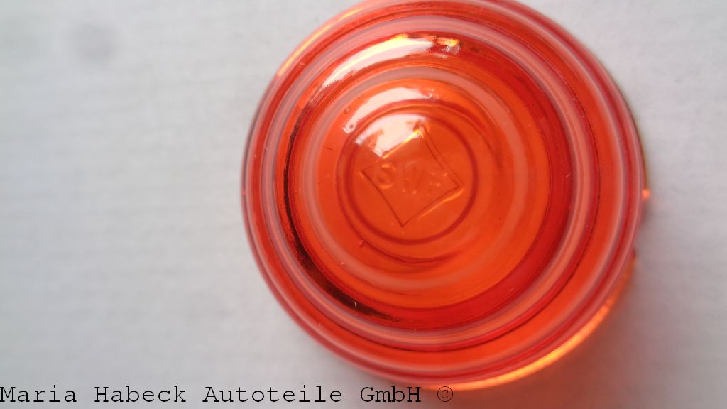SWF Turn signal lens rear orange 356 to 1952 PRE A SWF Turn signal lens rear orange 356 to 1952 PRE A