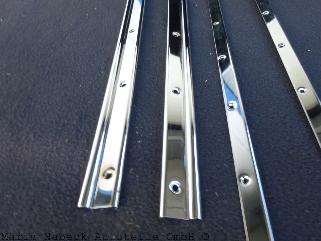 S-Trim Einstiegsleisten Alu SET  für Porsche 356 A / B / C  64455111700