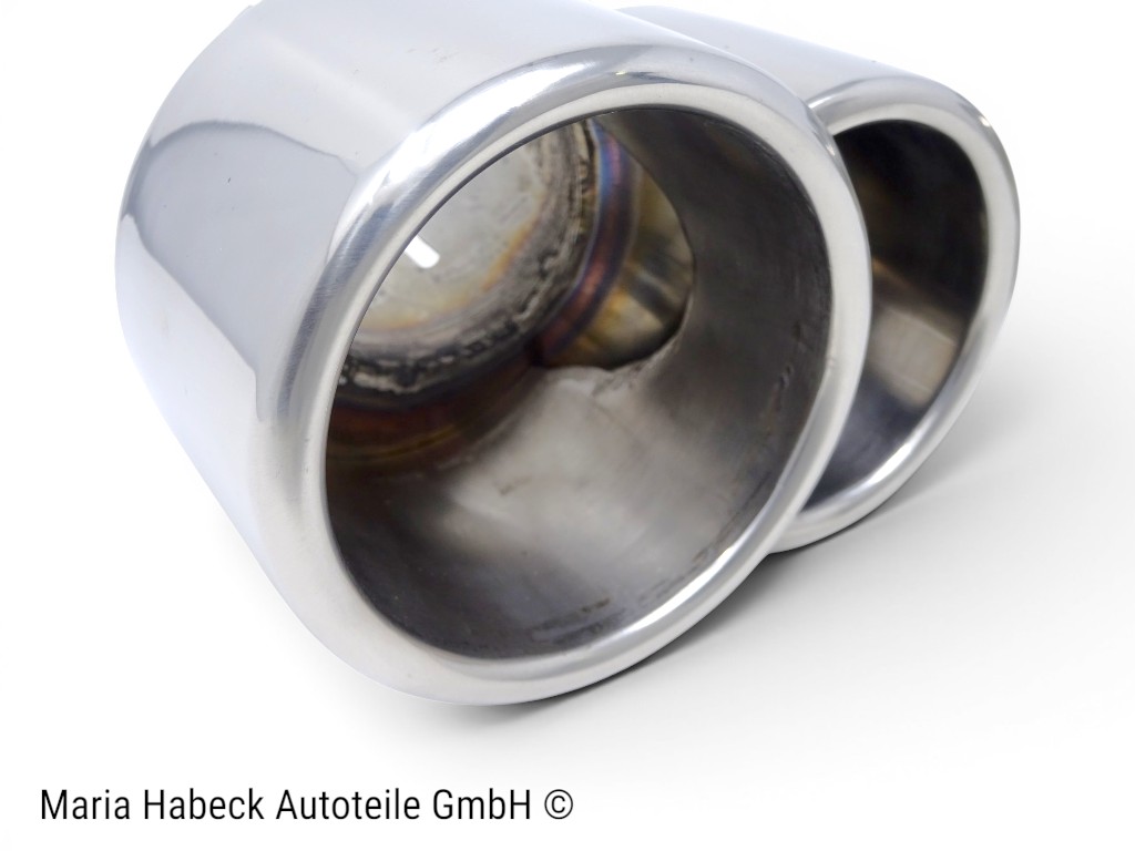 JP Exhaust Tip Stainless Set 2 pcs  for Porsche 996 3.6 GT2 / Turbo  96.903S
