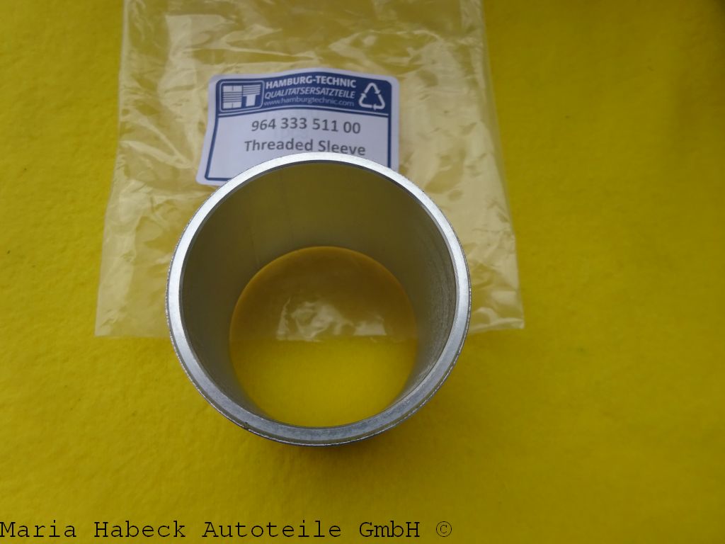 HT threaded sleeve for 964 rear shock absorber   964 333 511 00 HT threaded sleeve for 964 rear shock absorber   964 333 511 00