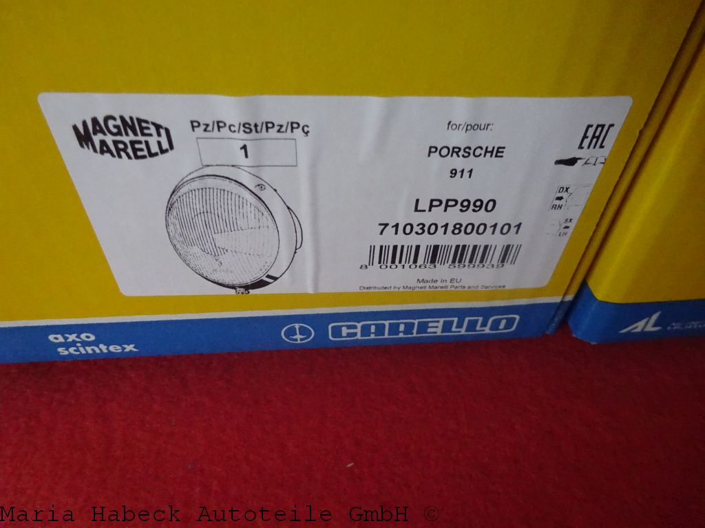 MM Scheinwerfer SET mit Chromring 911 65-89  710301800101    91163111300