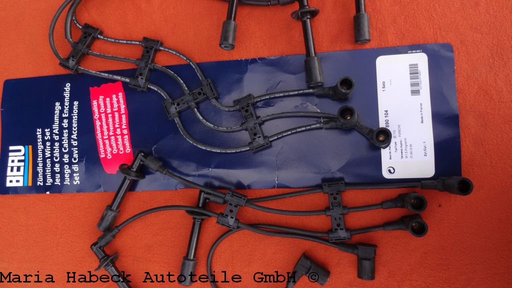 Beru Ignition cable set  for Porsche 911 3.2 C 1983-84  ZE715  91160201100