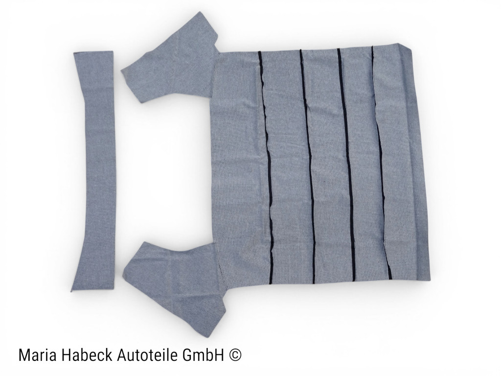 S-Trim Innenhimmel Schwarz ohne Schiebedach  für Porsche 356 A/B/C  64455550100
