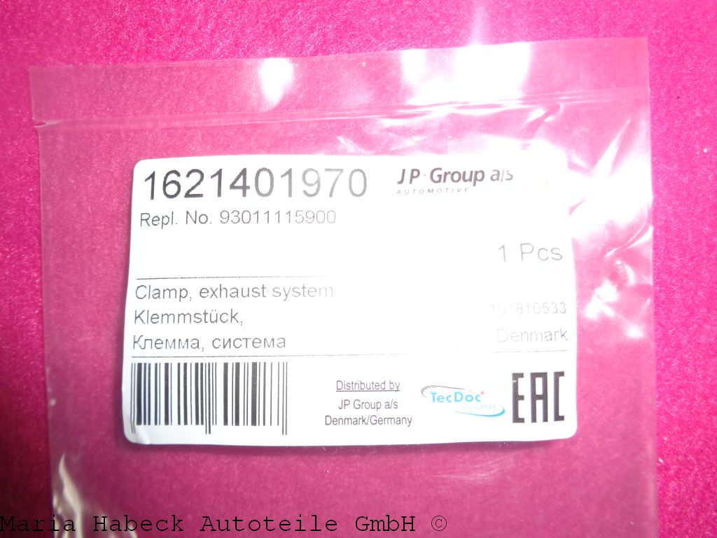 JP Clamp for muffler 3.2 L 84-89 L = 598mm SSI quality