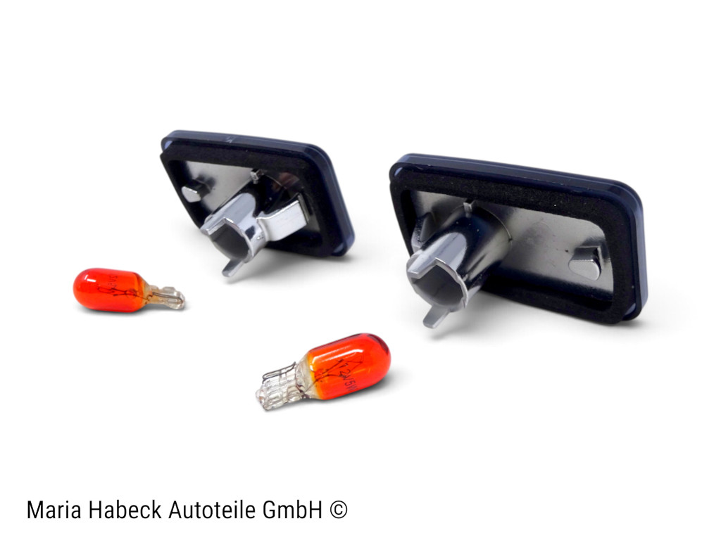 TMP  Seitenblinker schwarz Set 2 Stck kompl.  Porsche 911 / 964 / 944  4A0949101