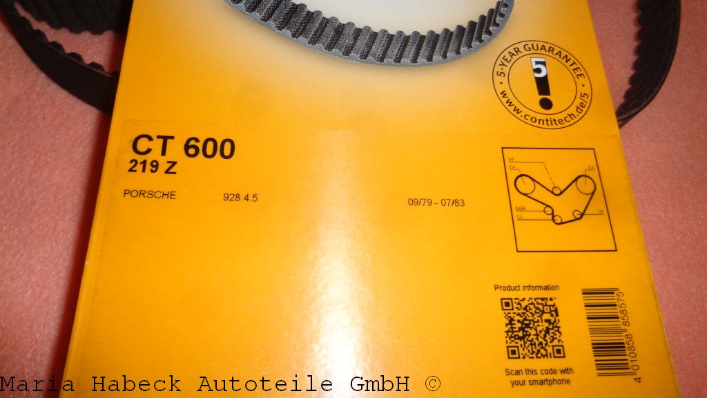 Conti Timing belt all 928 4.6 S  CT 600