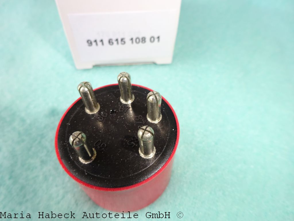 HT Relais Einheitsrelais rot Benzinpumpe 911   911 615 108 01