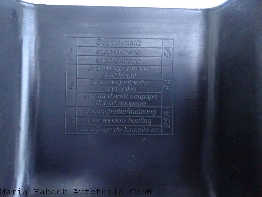 Stilcars Cover support plate HKZ / electrics  91161010101