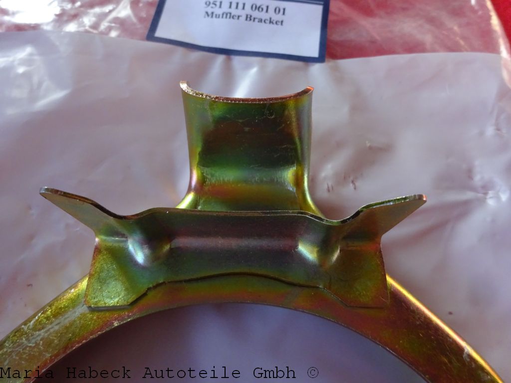 HT retaining plate for rear silencer Porsche 924S 944 944 S2  95111106101