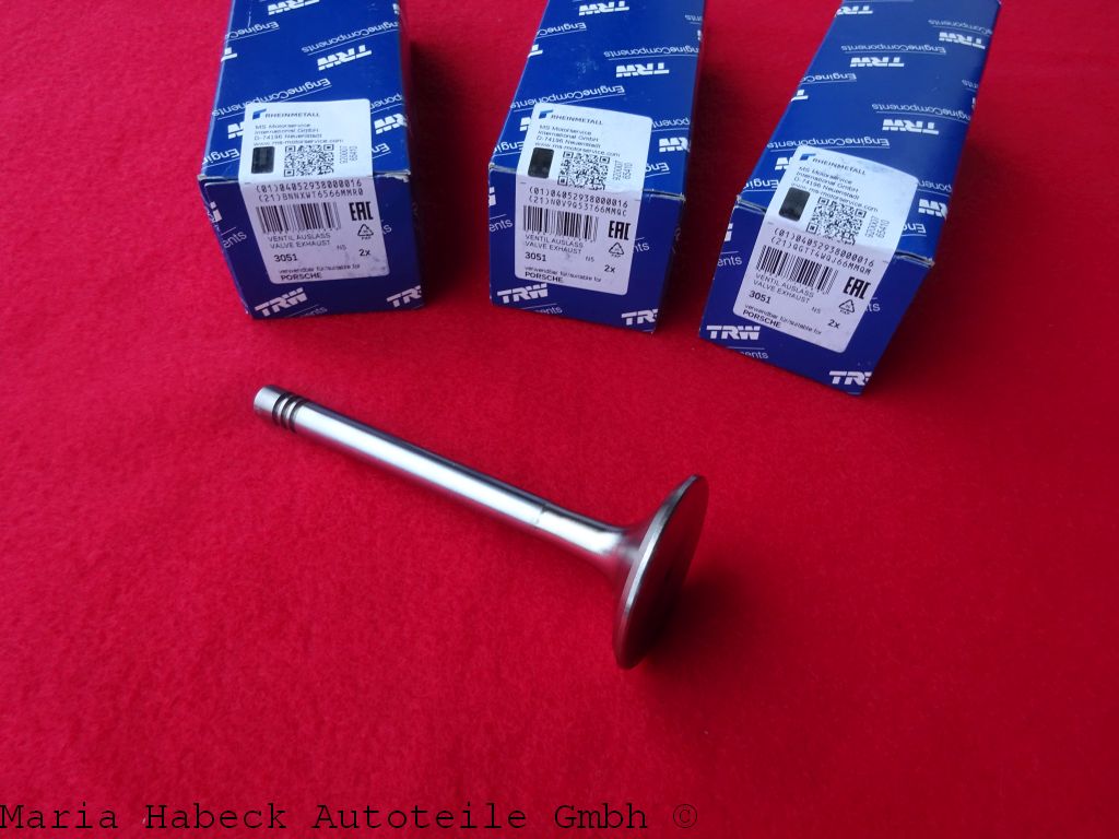 TRW exhaust valve set 6 pieces Porsche 911 3.0-3.2 93010541951 / 3051