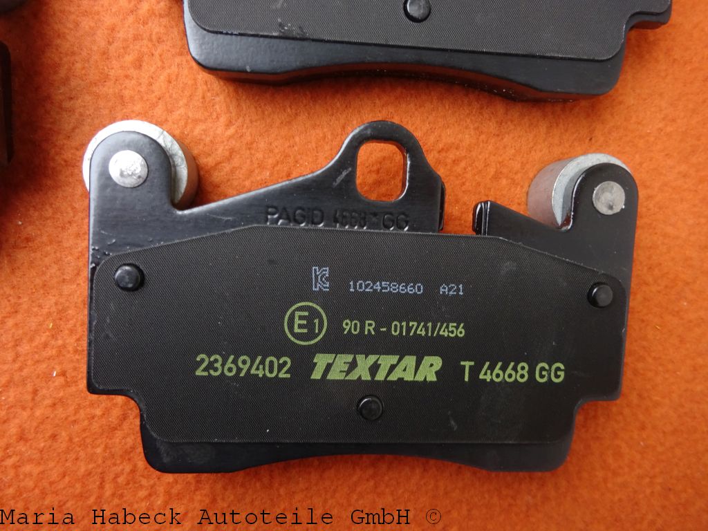 Textar brake pad repair kit HA for Porsche Cayenne 955 2369402 95535293900 Textar brake pad repair kit HA for Porsche Cayenne 955 2369402 95535293900