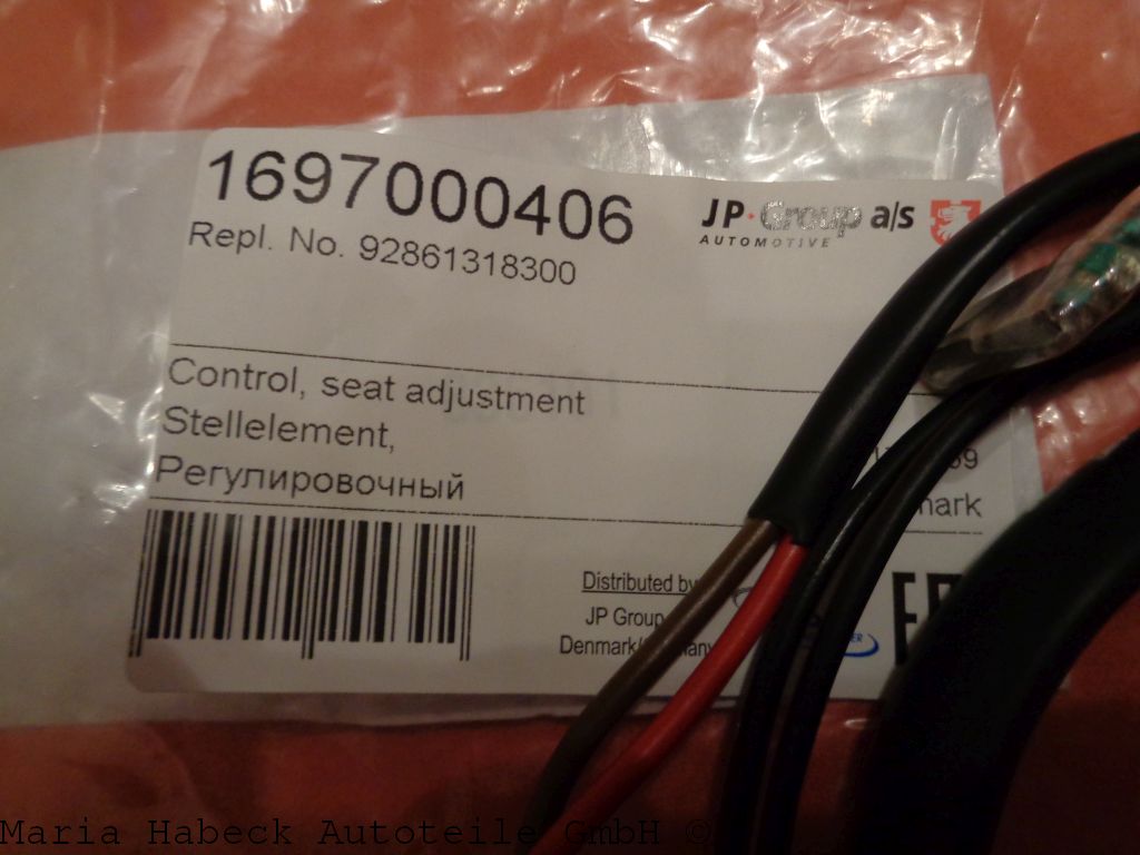 JP Schalter Sitz Höhen + Lehnenverstellung Porsche 911 964    92861318300