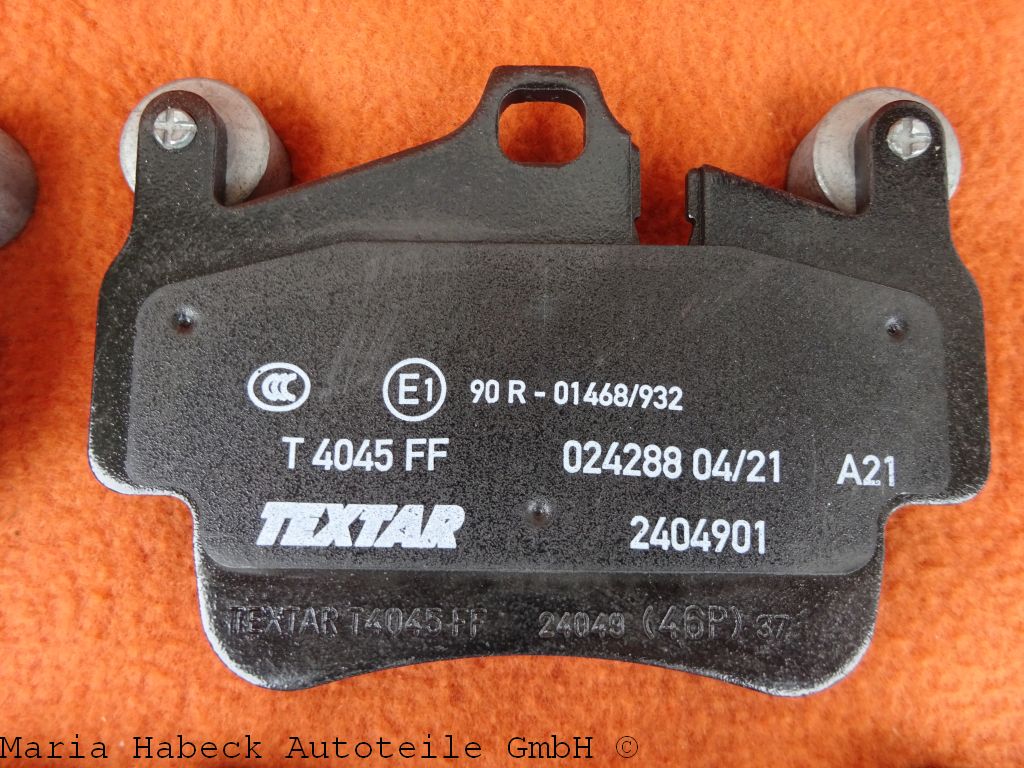Textar brake pad set front/rear  997 / 987  2404901