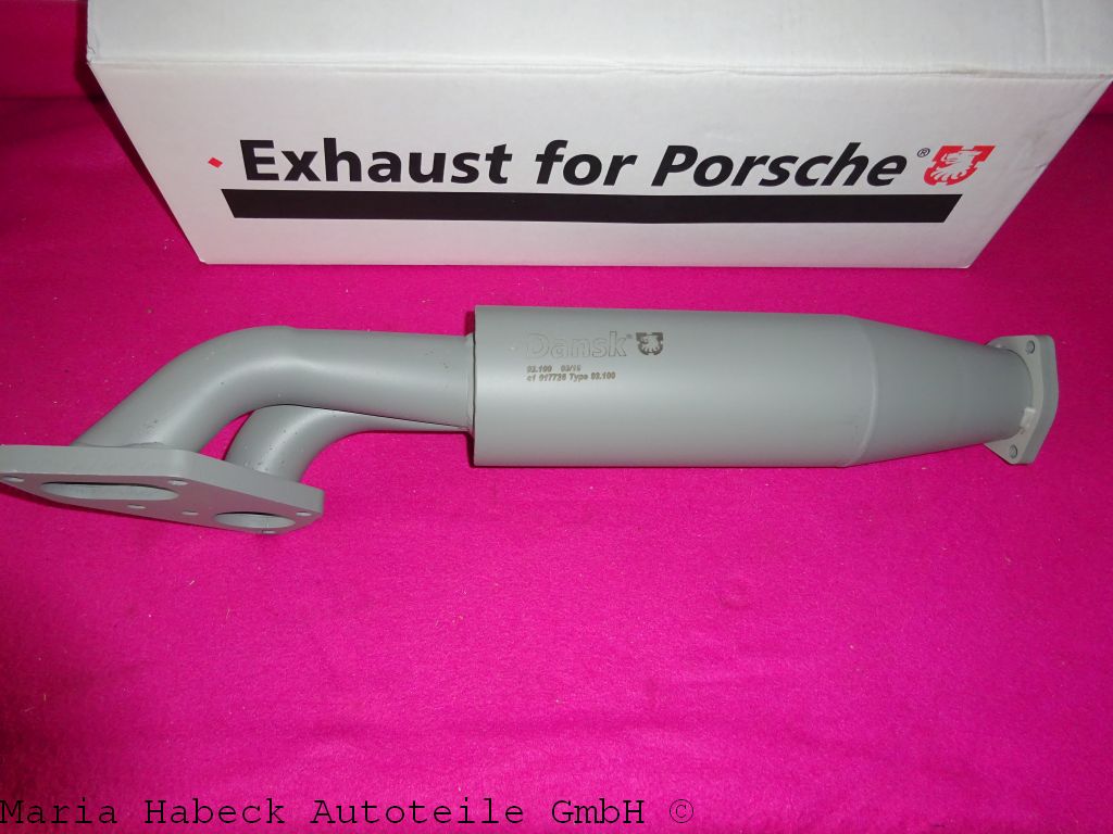 JP Front muffler OE gray with TÜV 92.100