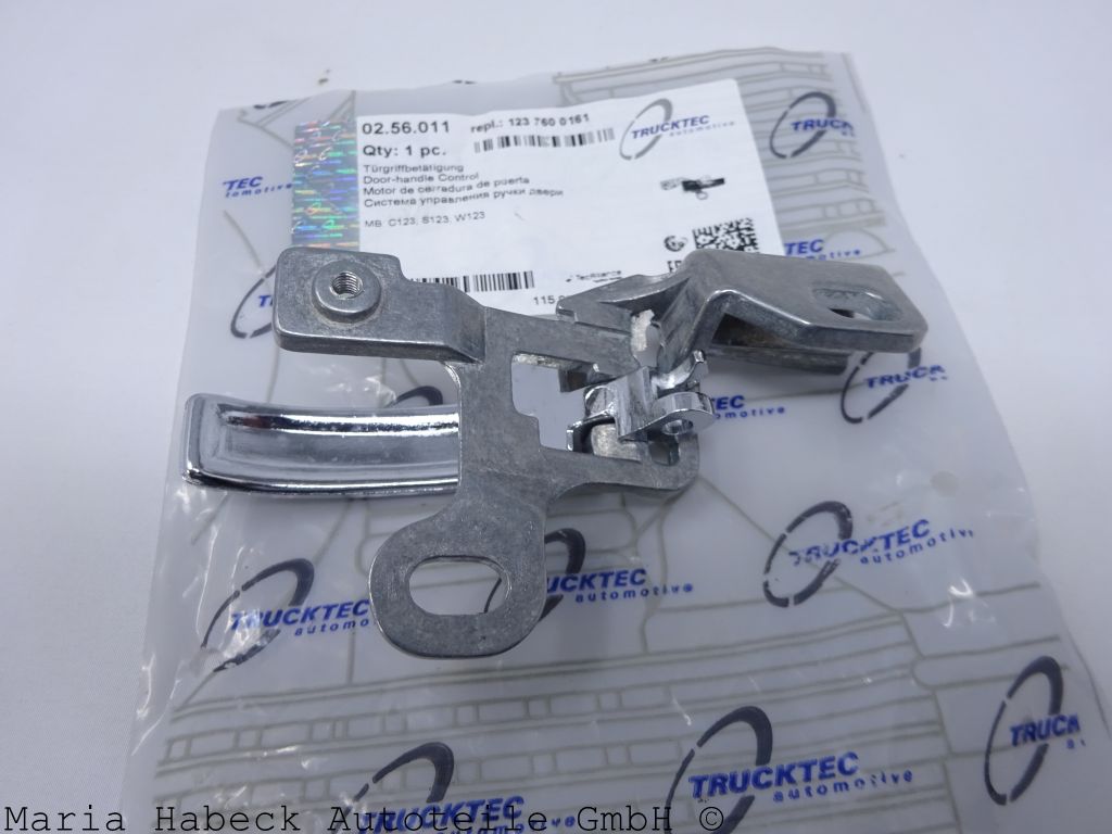 Trucktec  Chrom Türöffner links  innen Mercedes  W123 02.56.011    1237600161