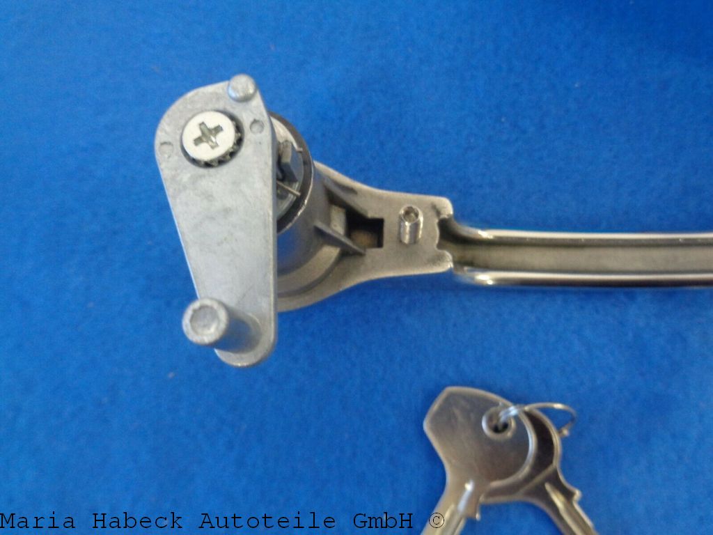 JP Auter door handle with lock cylinder chrome right 911 65-67