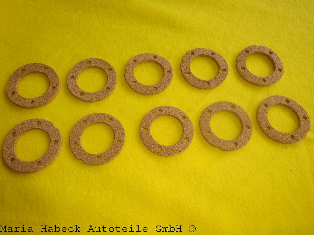 SET HT Gasoline/Oil Tank Sensor Gasket -Cork-10 Pcs Porsche 356/911  9142018910 SET HT Gasoline/Oil Tank Sensor Gasket -Cork-10 Pcs Porsche 356/911  9142018910