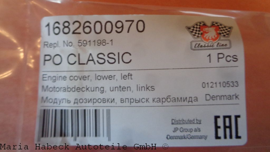 JP engine cover plate 911 left side 911 106 083 01 JP engine cover plate 911 left side 911 106 083 01