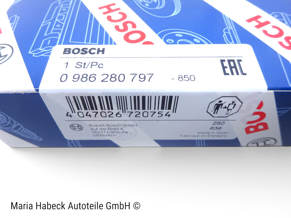 Bosch  Induktiver Impulsgebe  Porsche  911  Carrera 3,2  0986280797  91160621501