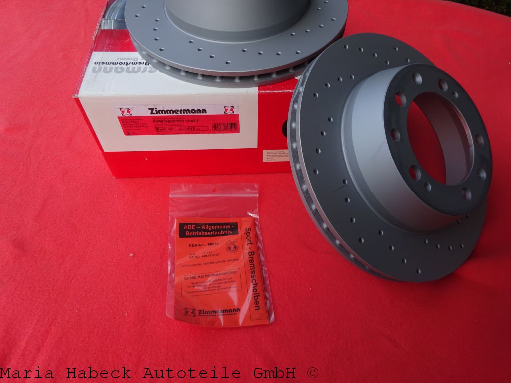 Zimmermann Brake Discs SET 928 944 Turbo 85-86 460.1515 52 95135204103 Zimmermann Brake Discs SET 928 944 Turbo 85-86 460.1515 52 95135204103