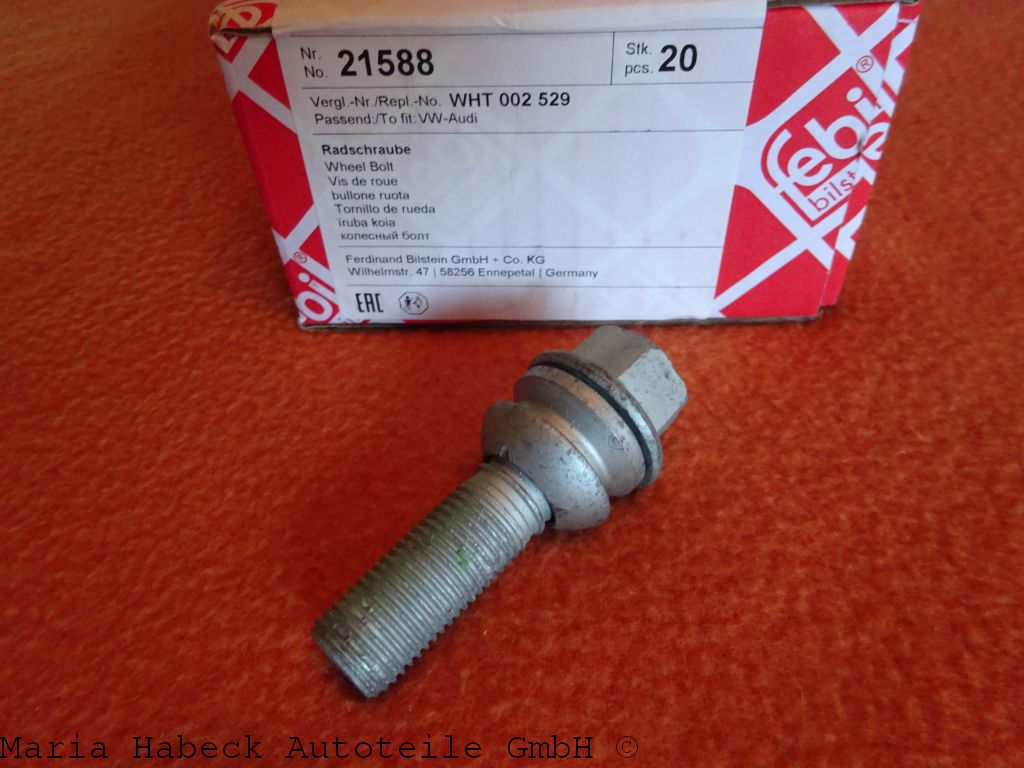 Febi wheel bolt 66 mm  for Porsche Cayenne 955  21588  WHT002529  95536120301 Febi wheel bolt 66 mm  for Porsche Cayenne 955  21588  WHT002529  95536120301