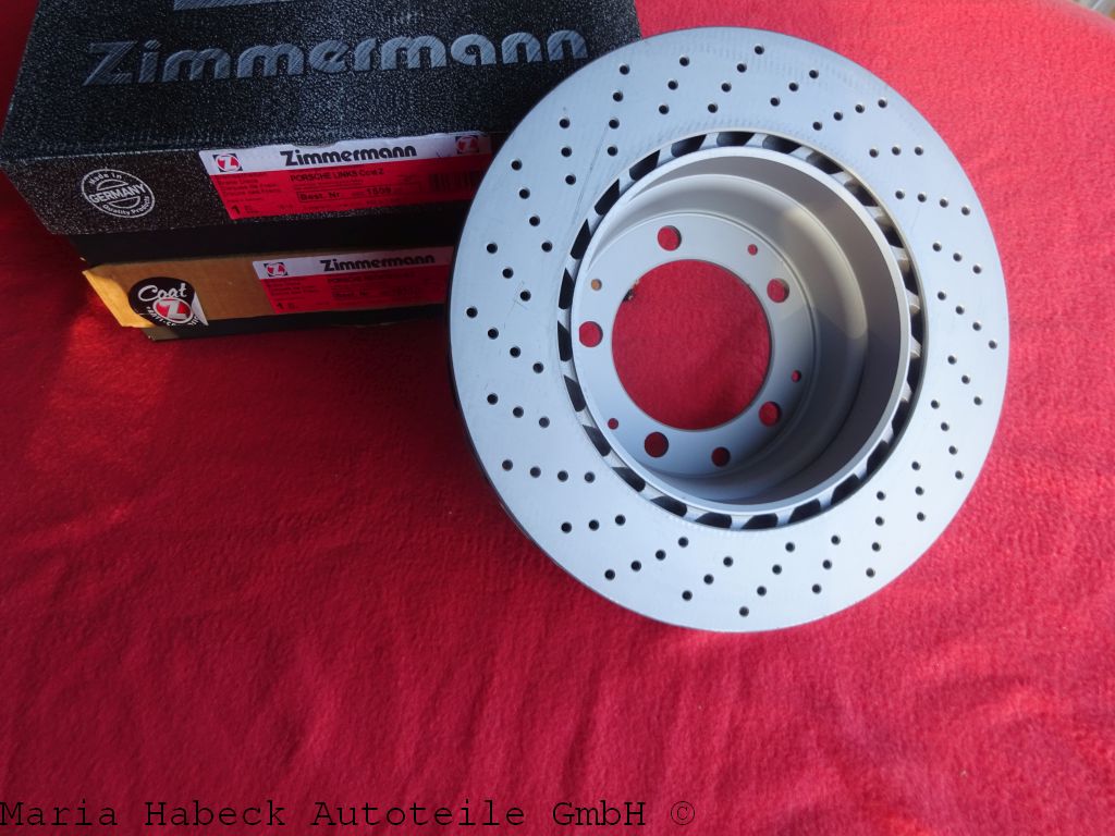 Zimmermann Brake Disc SET 3,3 Turbo HA L 9/77-11/90 460.1509.20/460.1510.2020