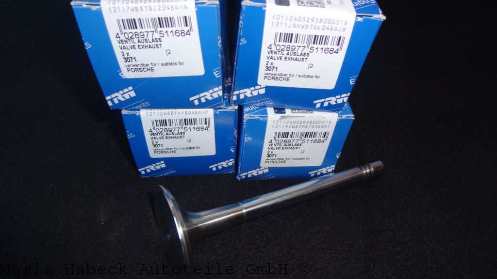 TRW Auslassventil alle Porsche  3,3 Turbo   3071         93010541950 TRW Auslassventil alle Porsche  3,3 Turbo   3071         93010541950
