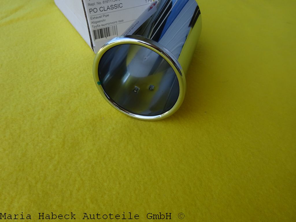 JP Blende in Chrom f. Endrohr 55 mm 911 / 912   61611124701 JP Blende in Chrom f. Endrohr 55 mm 911 / 912   61611124701